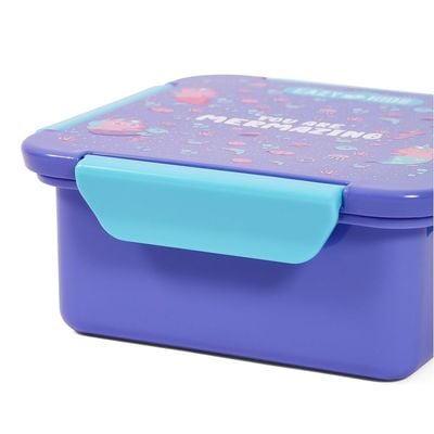 Eazy Kids Lunch Box, Mermaid - Purple, 650ml