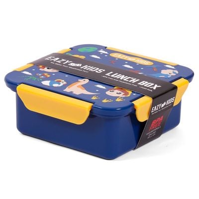 Eazy Kids Lunch Box, T - Rex - Blue, 650ml