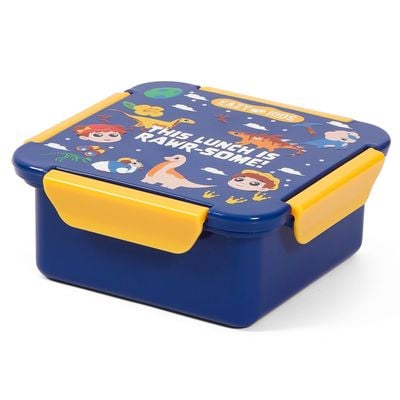 Eazy Kids Lunch Box, T - Rex - Blue, 650ml