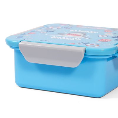 Eazy Kids Lunch Box, Shark - Blue, 650ml