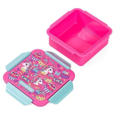 Eazy Kids Lunch Box, Unicorn Desert - Pink, 650ml