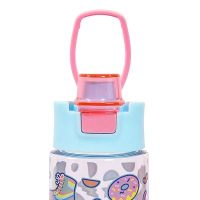 Eazy Kids Lunch Box and Tritan Water Bottle w / Flip Lid, Gen Z Skater - Blue, 750ml