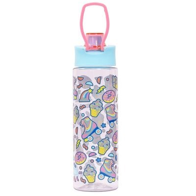 Eazy Kids Lunch Box Set and Tritan Water Bottle w / Flip Lid, Gen Z Skater - Blue, 750ml