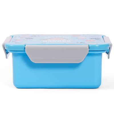 Eazy Kids Lunch Box Set, Shark - Blue