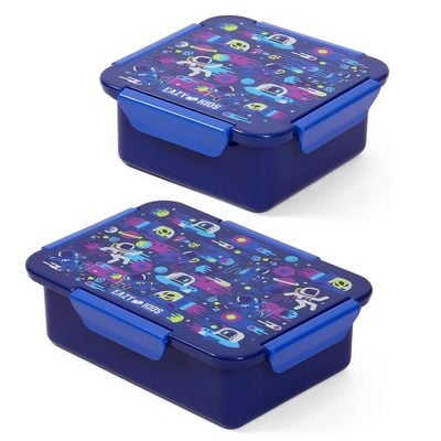 Eazy Kids Lunch Box Set, Astronauts - Blue