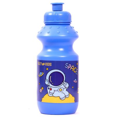 Eazy Kids Lunch Box and Water Bottle With Bag - Space Blue