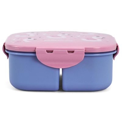 Eazy Kids Square Bento Lunch Box - Flamingo Pink 