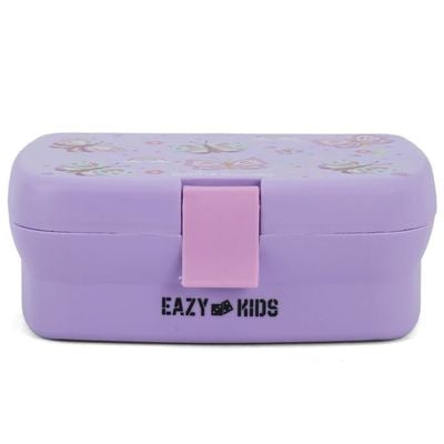 Eazy Kids Bento Lunch Box - Butterfly Purple