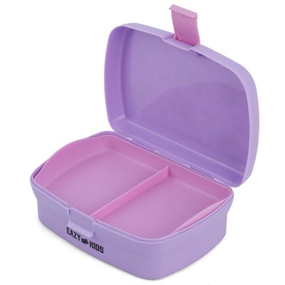 Eazy Kids Bento Lunch Box - Butterfly Purple