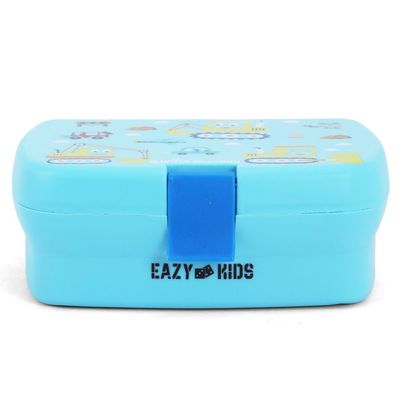 Eazy Kids Bento Lunch Box - Construction Blue
