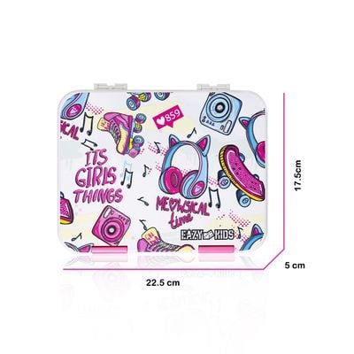 Eazy Kids 5 & 4 Convertible Bento Lunch Box wt Sandwich Cutter Set - Its Girls Things