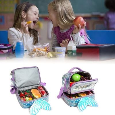 Eazy Kids - Bottle / Lunch Bag - Mermaid Purple