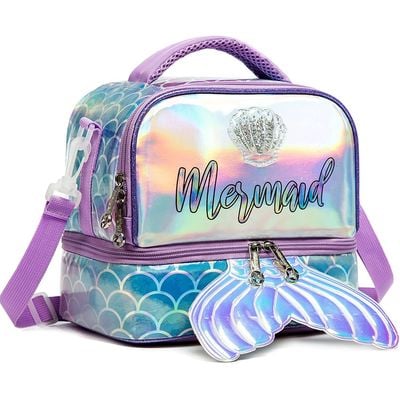 Eazy Kids - Bottle / Lunch Bag - Mermaid Purple