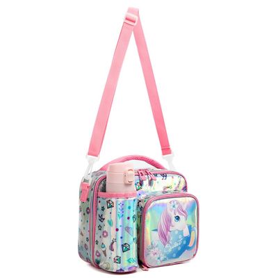 Eazy Kids - Bottle / Lunch Bag - Unicorn Chrome Pink