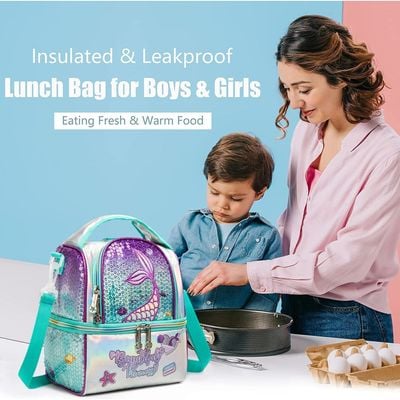 Eazy Kids - Lunch & Picnic bag - Mermaid Green