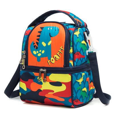 Eazy Kids - Lunch & Picnic bag - Dinosaur Blue