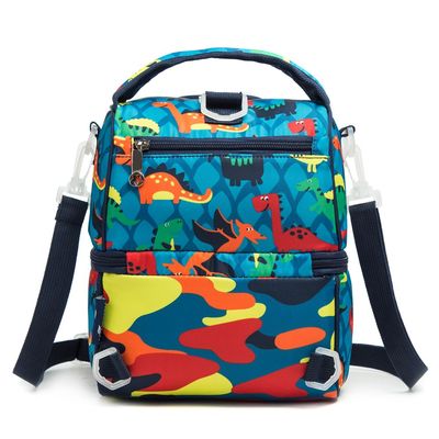 Eazy Kids - Lunch & Picnic bag - Dinosaur Blue