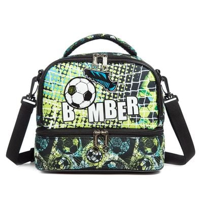 Eazy Kids - Bottle / Lunch Bag - Football Green