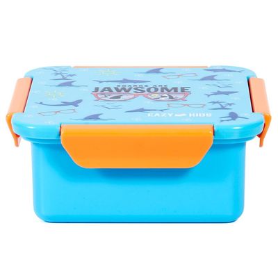 Eazy Kids Jawsome Shark Snack / Lunch Box - Blue