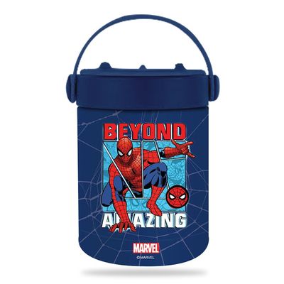 Marvel Beyond Amazing Spider - Man Stainless Steel Insulated Food Jar - Blue(350ml)