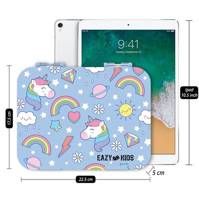 Eazy Kids Unicorn 4 Compartment Bento Lunch Box w / Lunch Bag - Pink