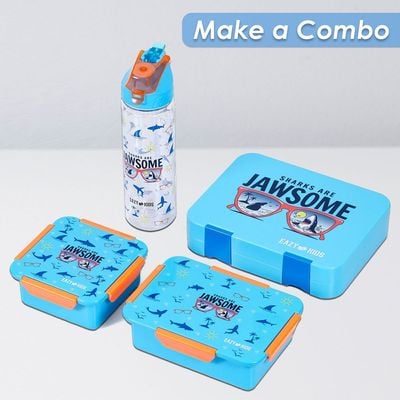 Eazy Kids Lunch Box Set Jawsome - Blue