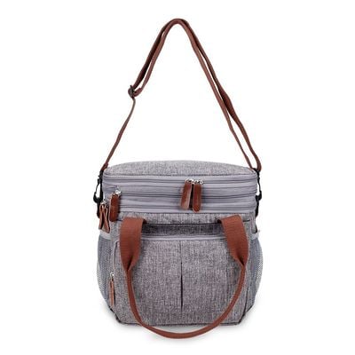 Little Story Insulated Lunch / Bottle Bag - Grey