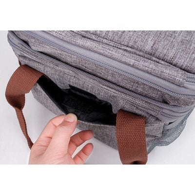 Little Story Insulated Lunch / Bottle Bag - Grey