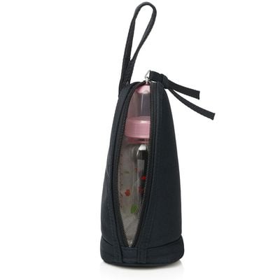 Little Story Insulated Bottle Bag - Black