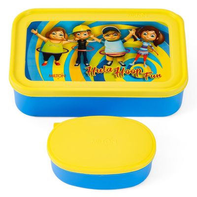 Milton School Time Lunch Box - Blue