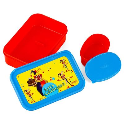 Milton School Time Lunch Box - Red