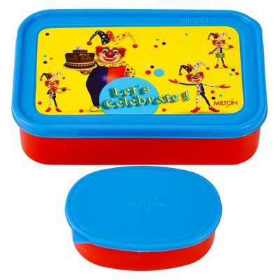 Milton School Time Lunch Box - Red