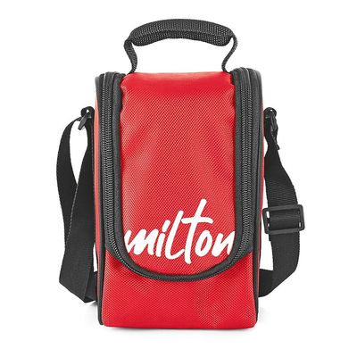 Milton Tasty 4 Stainless Steel Containers wt Lunch Bag, Red