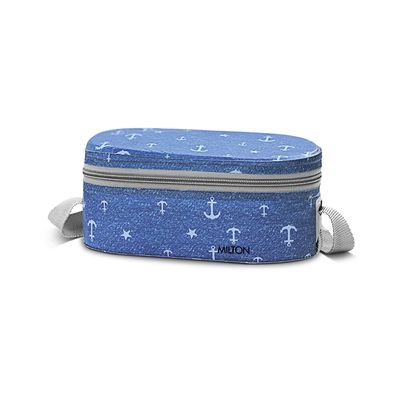 Milton Corporate Lunch 3 Stainless Steel Lunch Box with Lunch Bag, Blue