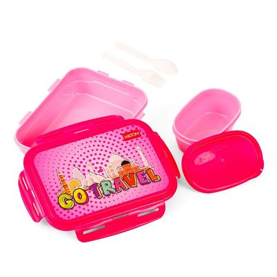 Milton Fun Treat Lunch Box, 1200ml, Pink