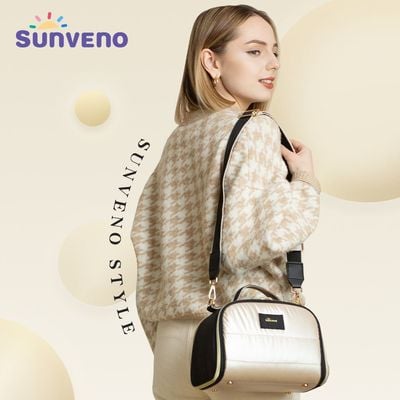 Sunveno Thermal Insulated Lunch Bag / Milk Bag - Gold Large