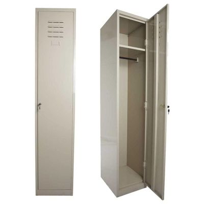 Victory Steel Japan Compartment Storage Steel Locker Filing Cabinet (Single Door, Beige)