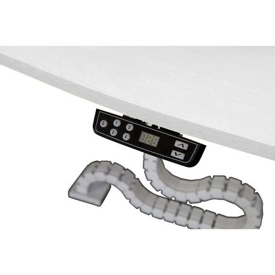 Lift-12 Electronic Height Adjustable Modern Desk - Elegant and Modern Ergonomic Office Desk with Adjustable Height Feature and Heavy Duty Fram (White, Width: 160cm)