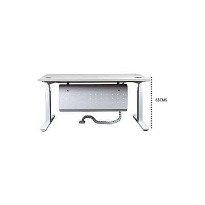Lift-12 Electronic Height Adjustable Modern Desk - Elegant and Modern Ergonomic Office Desk with Adjustable Height Feature and Heavy Duty Fram (White, Width: 160cm)