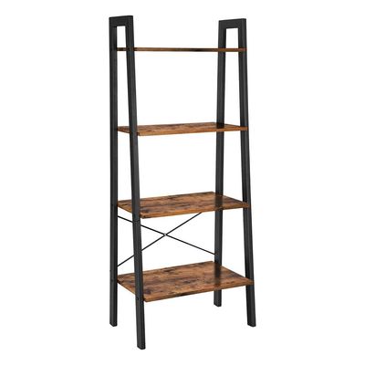 Vasagle LLS44X 4 Tier Storage Rack, Storage Shelves - Rustic Brown