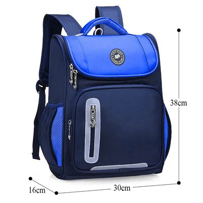 Eazy Kids Ergonomic School Bag - Blue