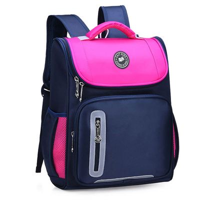 Eazy Kids Ergonomic School Bag-Pink