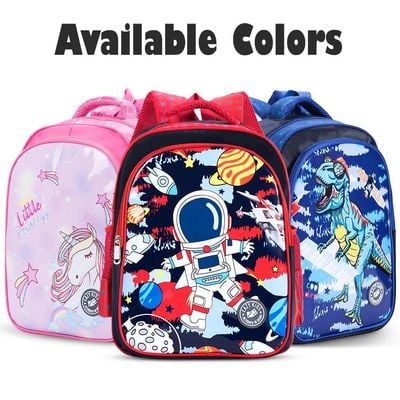 Eazy Kids Astronaut School Bag - Red