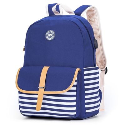 Eazy Kids Classic School Bag - Blue