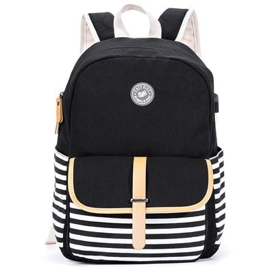 Eazy Kids Classic School Bag - Black