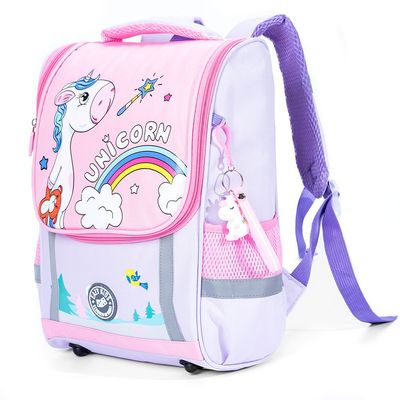 Eazy Kids School Bag Unicorn - Purple + Pink