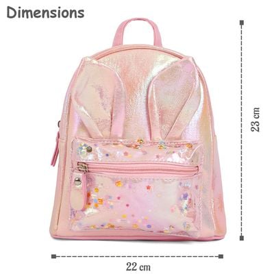 Eazy Kids - School Backpack - Rabbit Pink