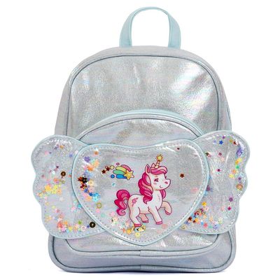 Eazy Kids - School Backpack - Unicorn Silver
