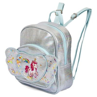 Eazy Kids - School Backpack - Unicorn Silver