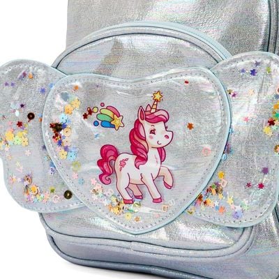 Eazy Kids - School Backpack - Unicorn Silver